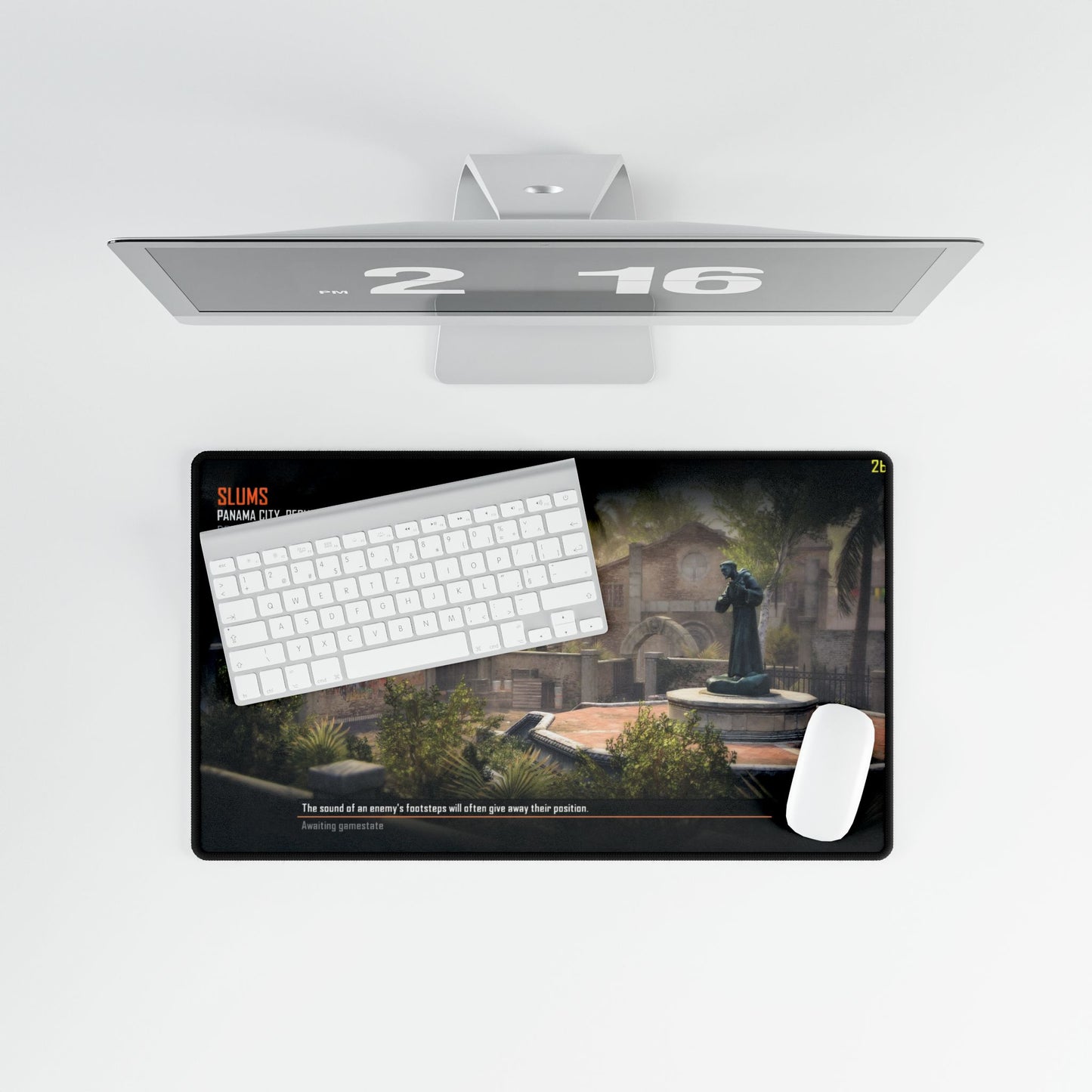Call of Duty gaming Desk mat map-"SLUMS"-Premium Gaming Desk Mat - Stylish and Durable Mouse Pad for Gamers