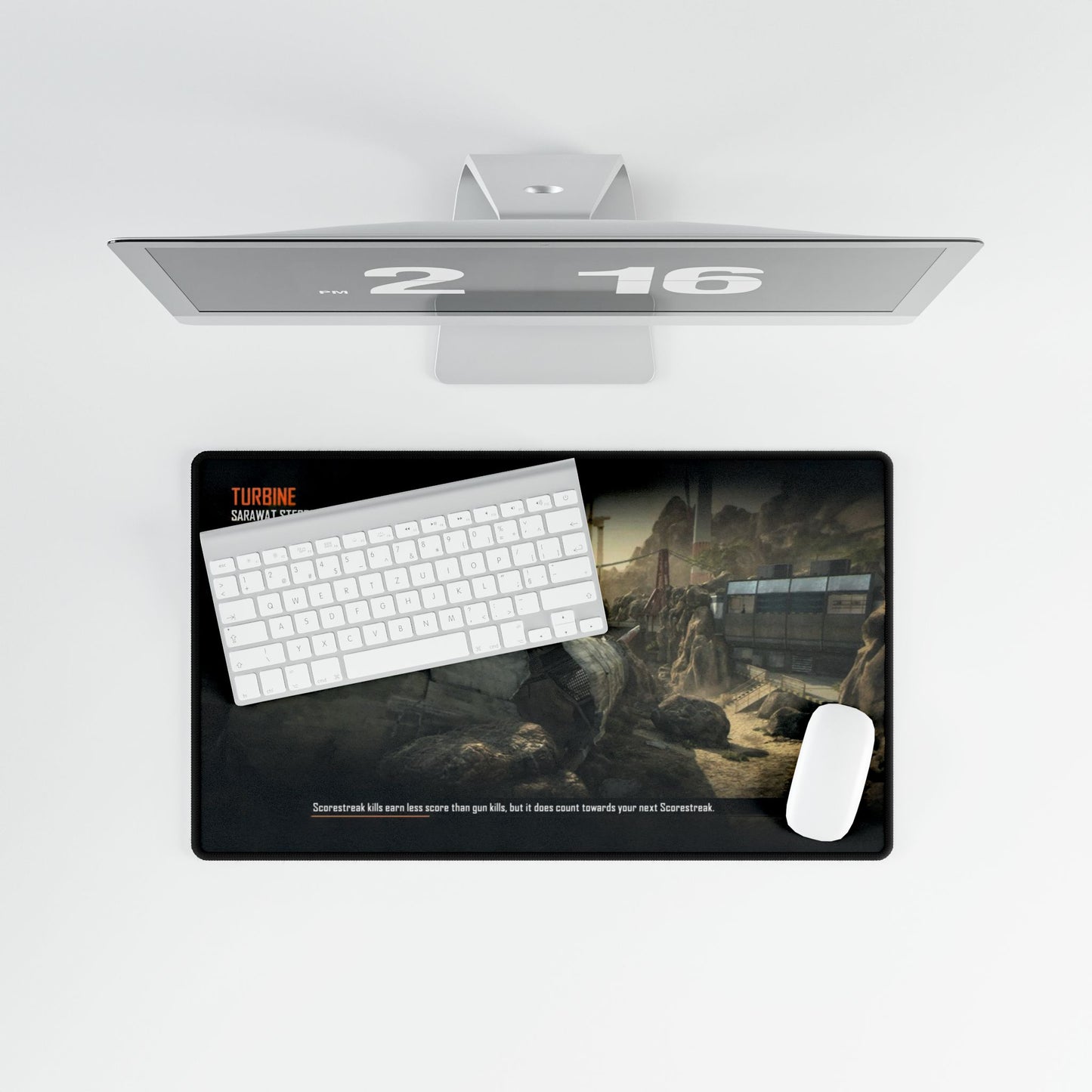 Turbine themed Desk Mats for Gamers | Ergonomic, Office Decor, Gaming Setup, Home Office, Unique Gift