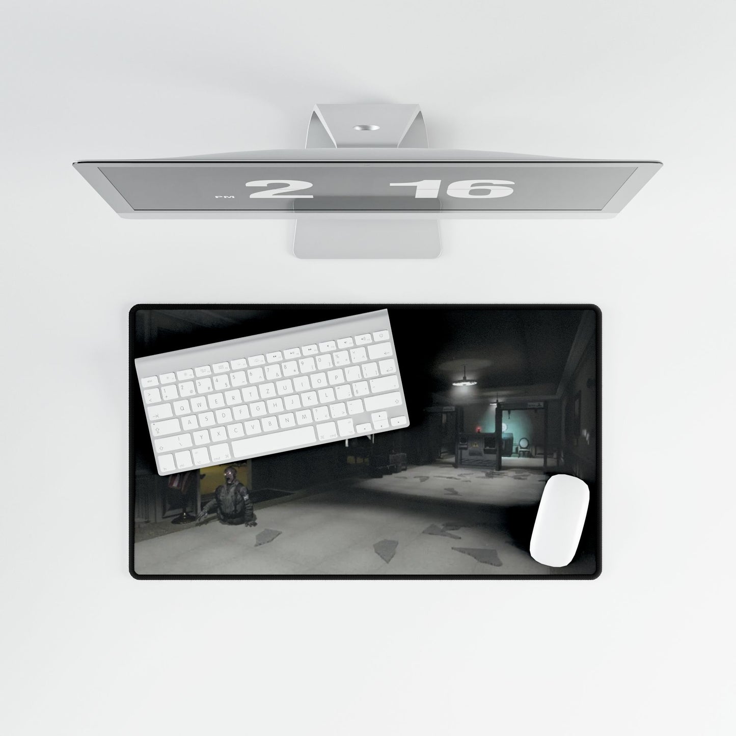 Call of Duty Zomies themed mouse pad zombies map "FIVE" Dark Corridor Desk Mat — Moody Gaming/Workstation Mousepad