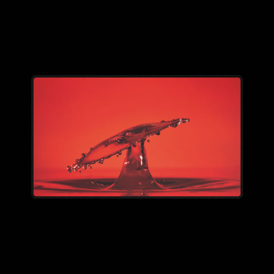 splashing red