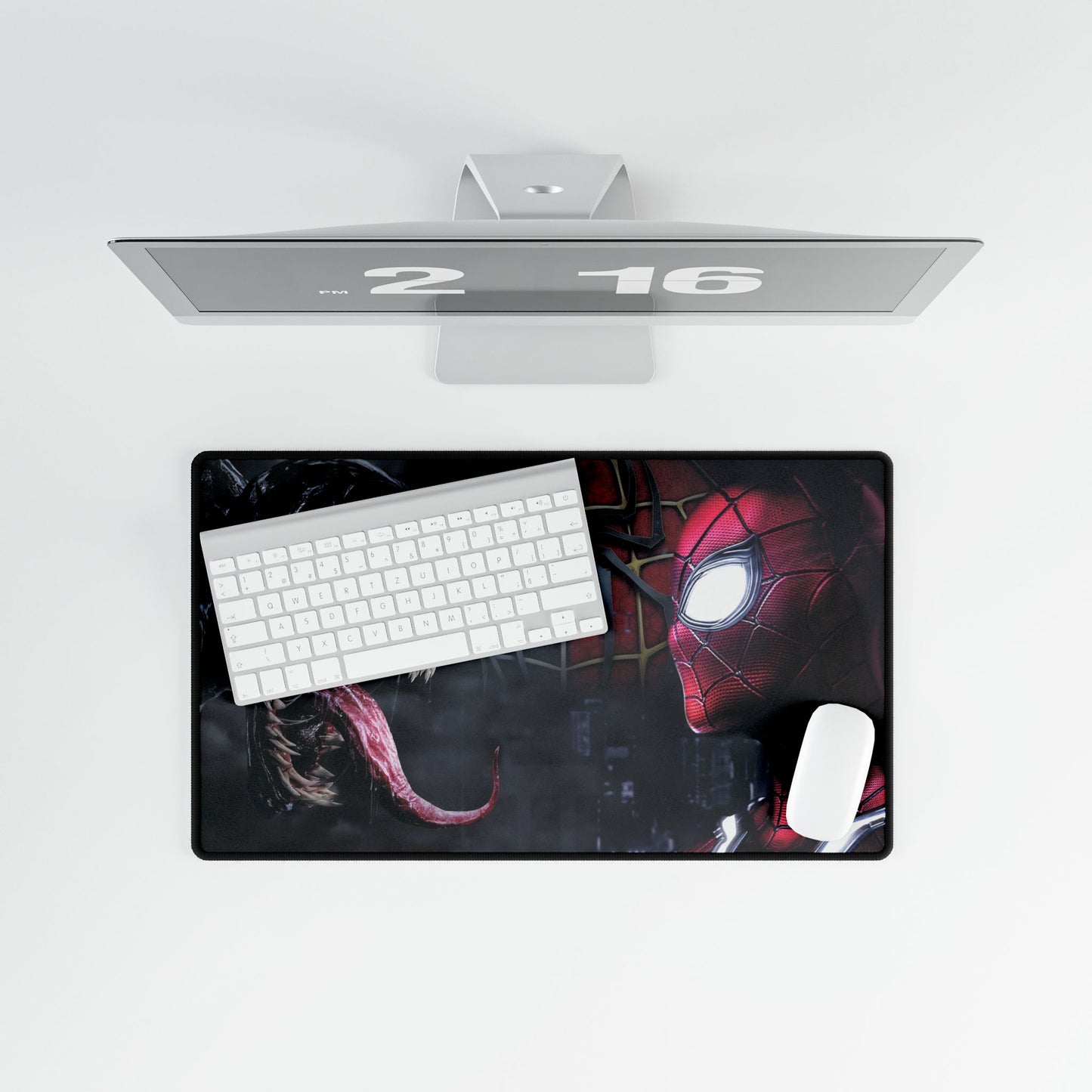 Spider-Man vs Venom Desk Mat — Large Gaming/Office Mouse Pad