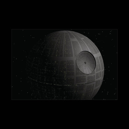 Death Star Space Poster — StarWars Movie Wall Art (Rolled Poster)