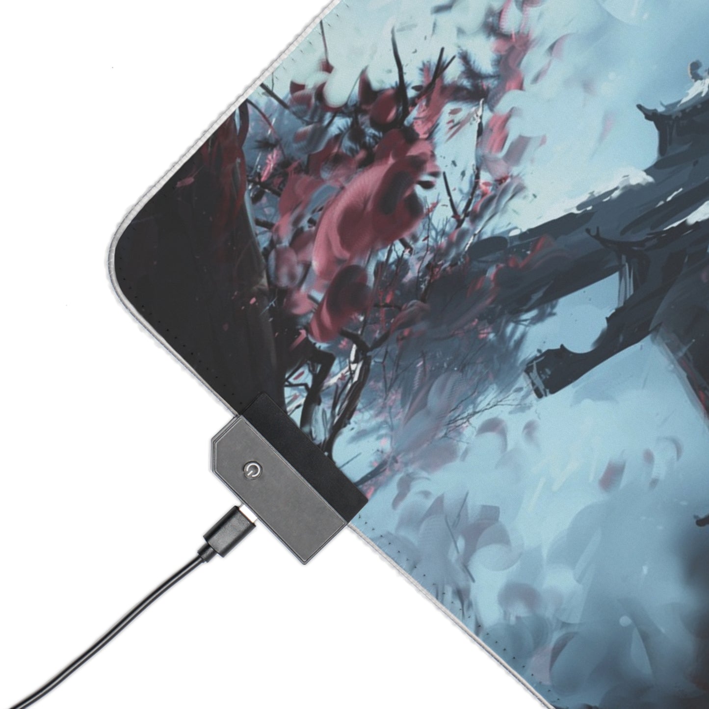 Cherry Blossom Torii LED Gaming Mouse Pad