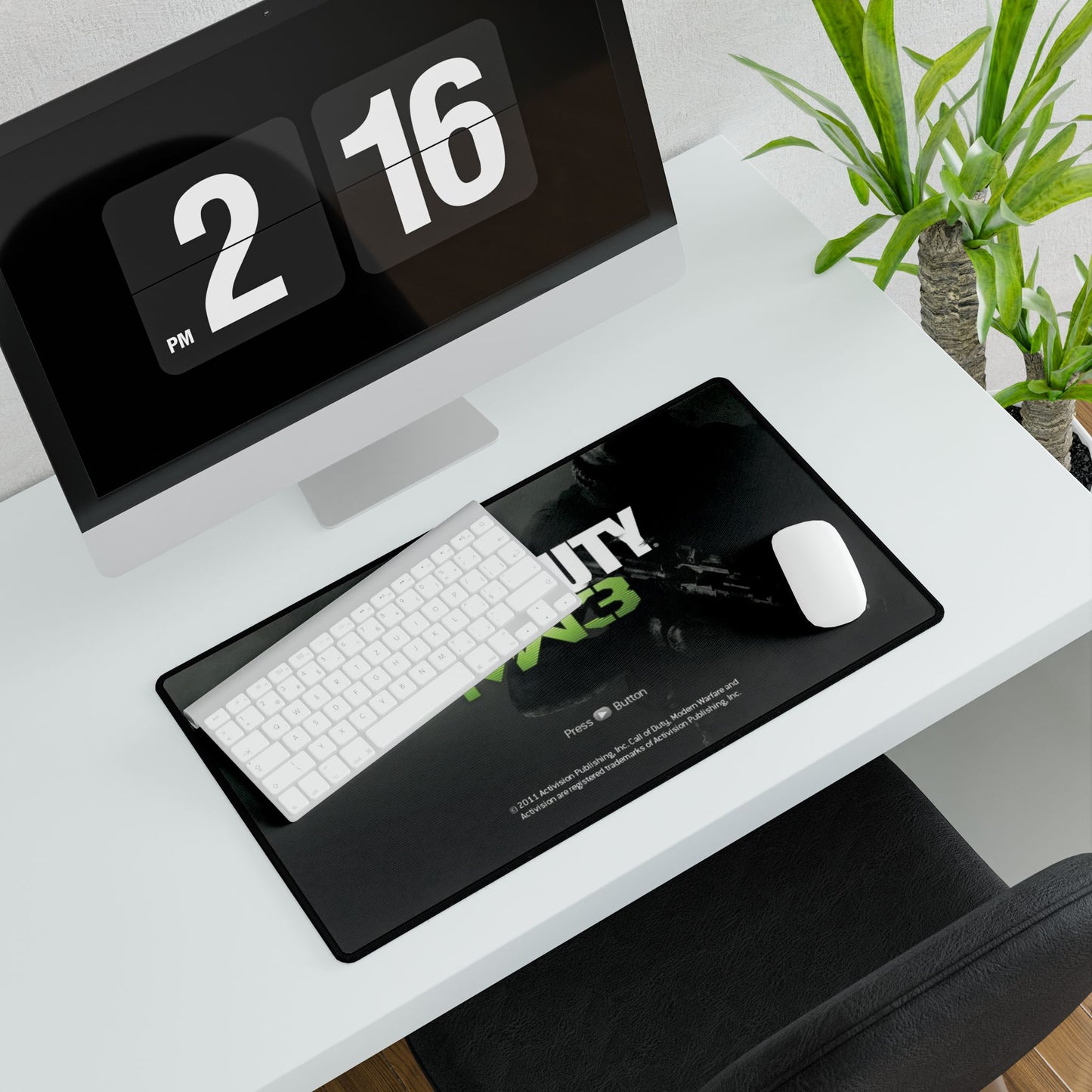Call of Duty MW3 Gaming Desk Mat — Large Mousepad Play Surface for gamers and office workers.