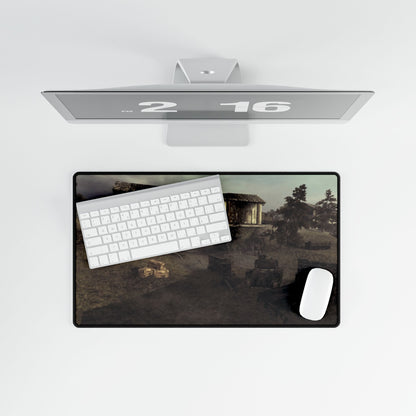 Custom Gaming Desk Mat Call of Duty World at War multiplayer map "SEELOW" War Themed Gaming/Work Mouse Pad