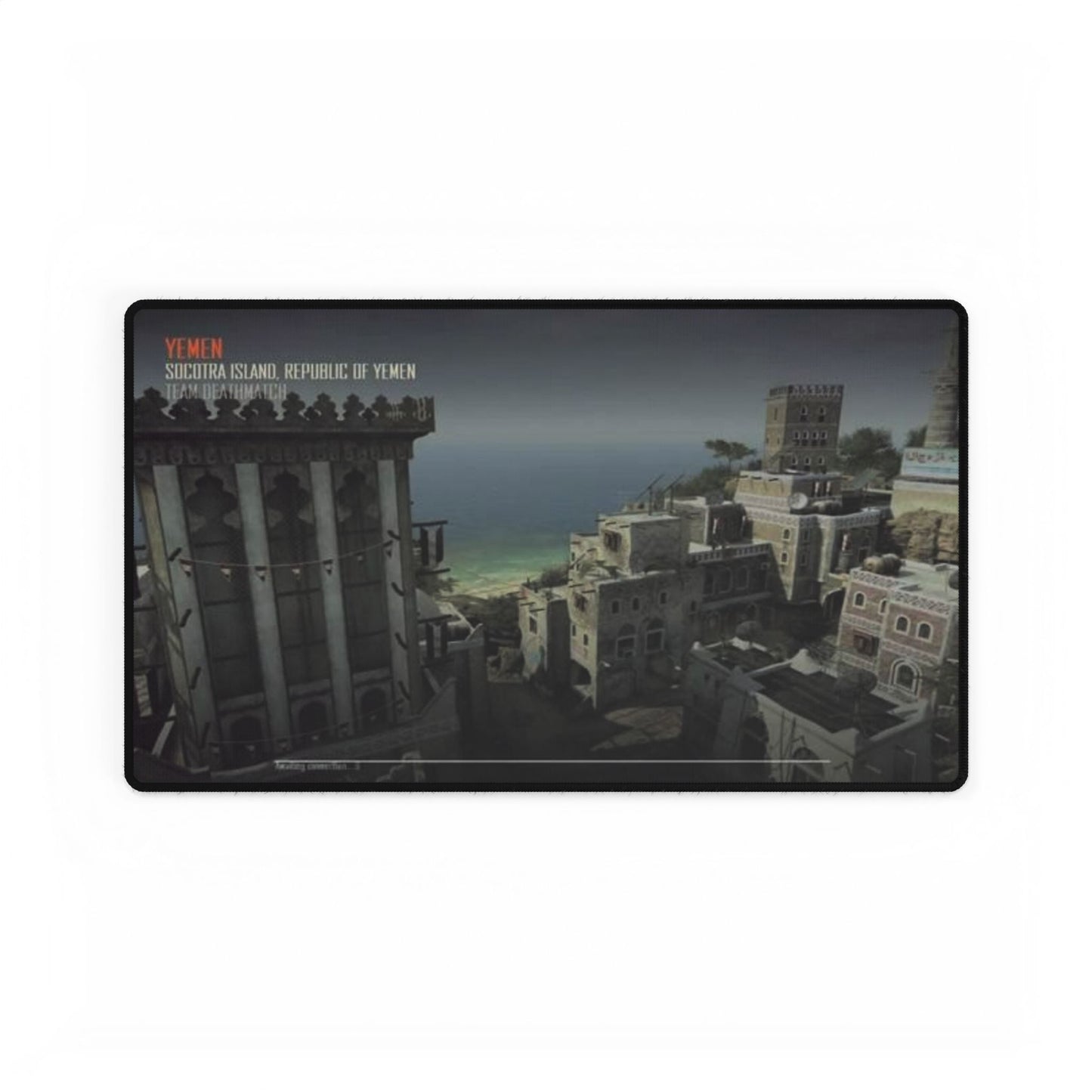Call of Duty gaming Desk mat map-"YEMEN"- Landscape Desk Mat, Gaming Desk Pad, Office Mat, Decorative Mouse Pad, Unique Desk Accessories