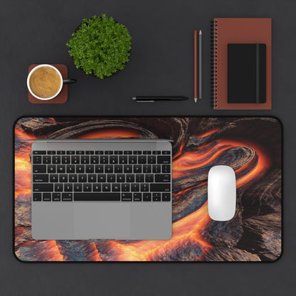 Lava Flow Desk Mat — The desk is lava Gaming Mousepad