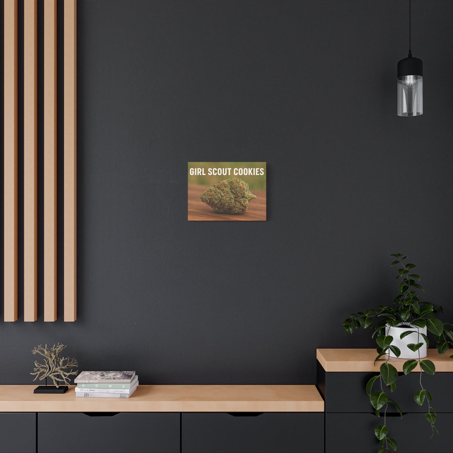 Canvas Print — "Girl Scout Cookies" Cannabis Bud Wall Art perfect gift for stoners