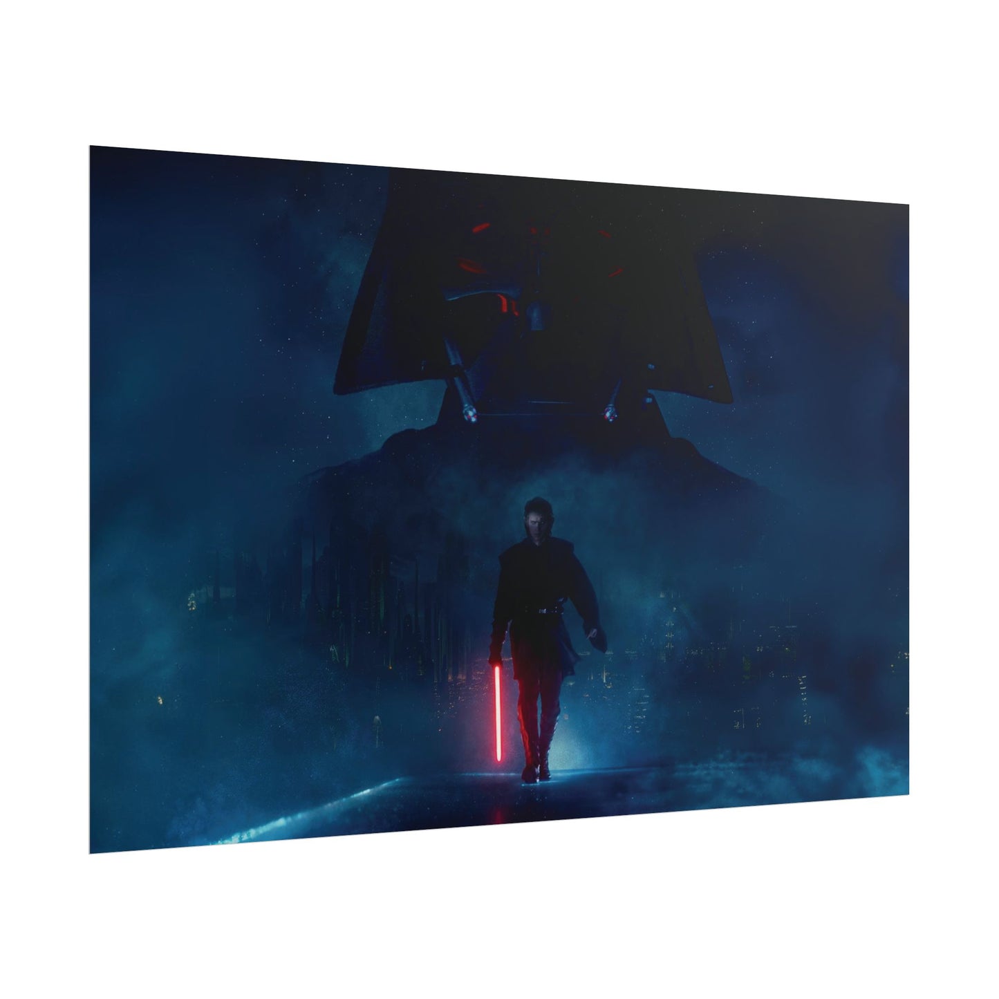 Anakin skywalker/Darth Vader cinematic Starwars (Rolled Poster)