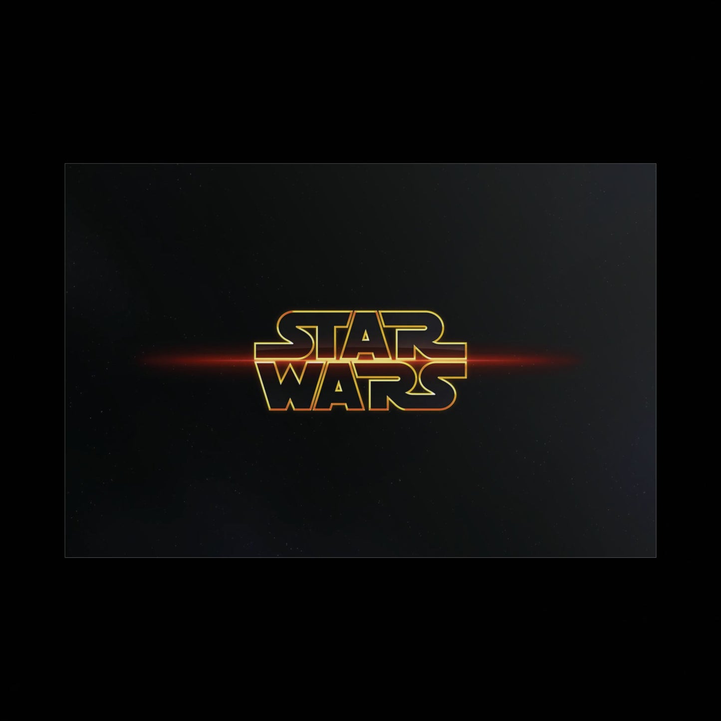 Star Wars Logo Rolled Poster — medium/large