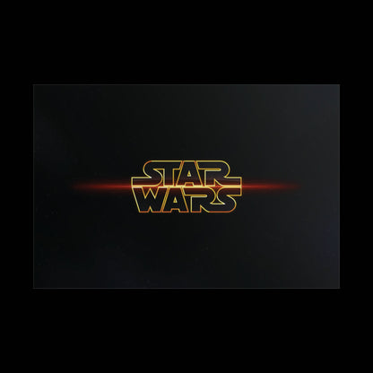 Star Wars Logo Rolled Poster — medium/large