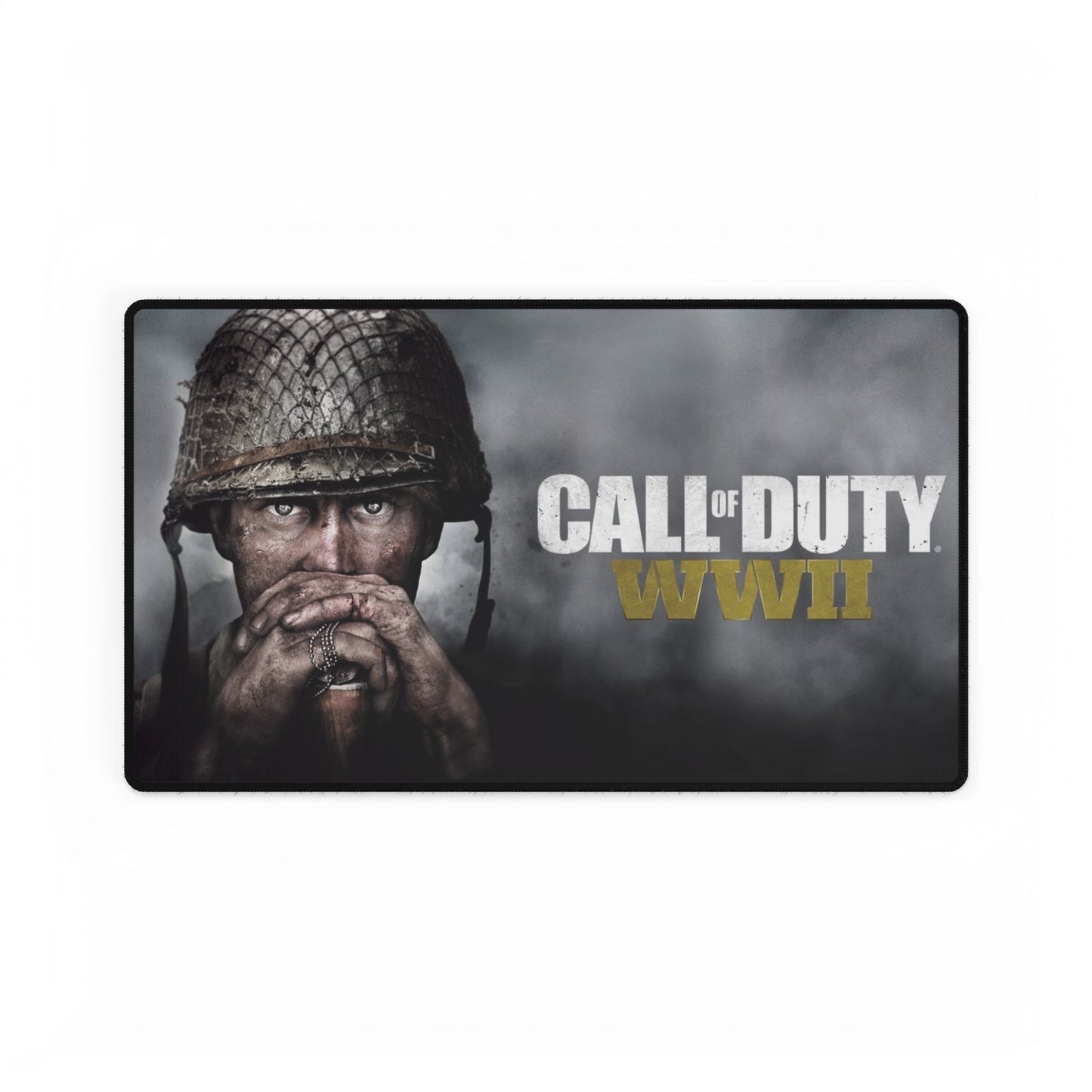 Call of Duty WWII Desk Mat, Gaming Mouse Pad, Battle-Themed Office Decor, Perfect Gift for Gamers, Desk Accessories for Men
