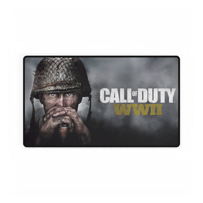 Call of Duty WWII Desk Mat, Gaming Mouse Pad, Battle-Themed Office Decor, Perfect Gift for Gamers, Desk Accessories for Men