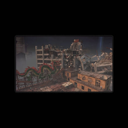 Call of Duty Zonbies Themed mouse pad Zombies map "DIE RISE" Urban Graffiti Desk Mat - Stylish Office Decor for Creatives