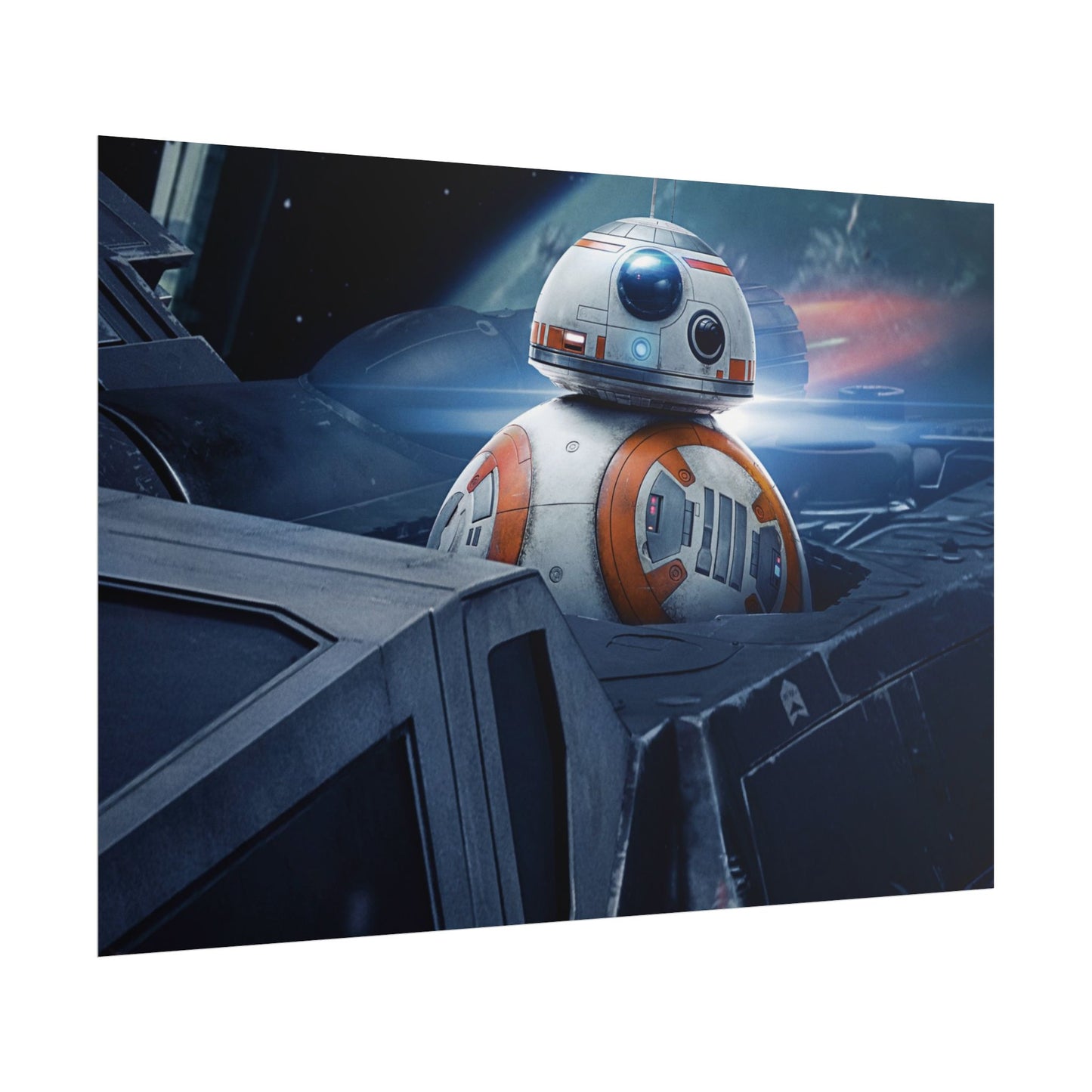BB-8 Space Poster — StarWars themed wall poster medium/large