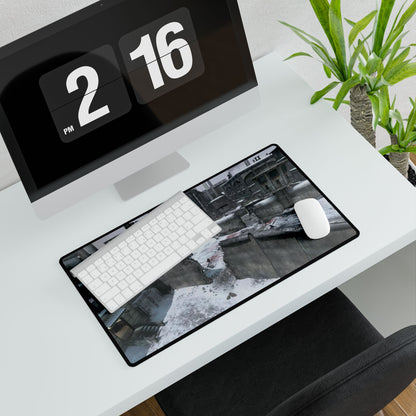 Call of Duty insired Mpuse pads DLC map "BERLIN WALL" Winter Urban Landscape Desk Mat