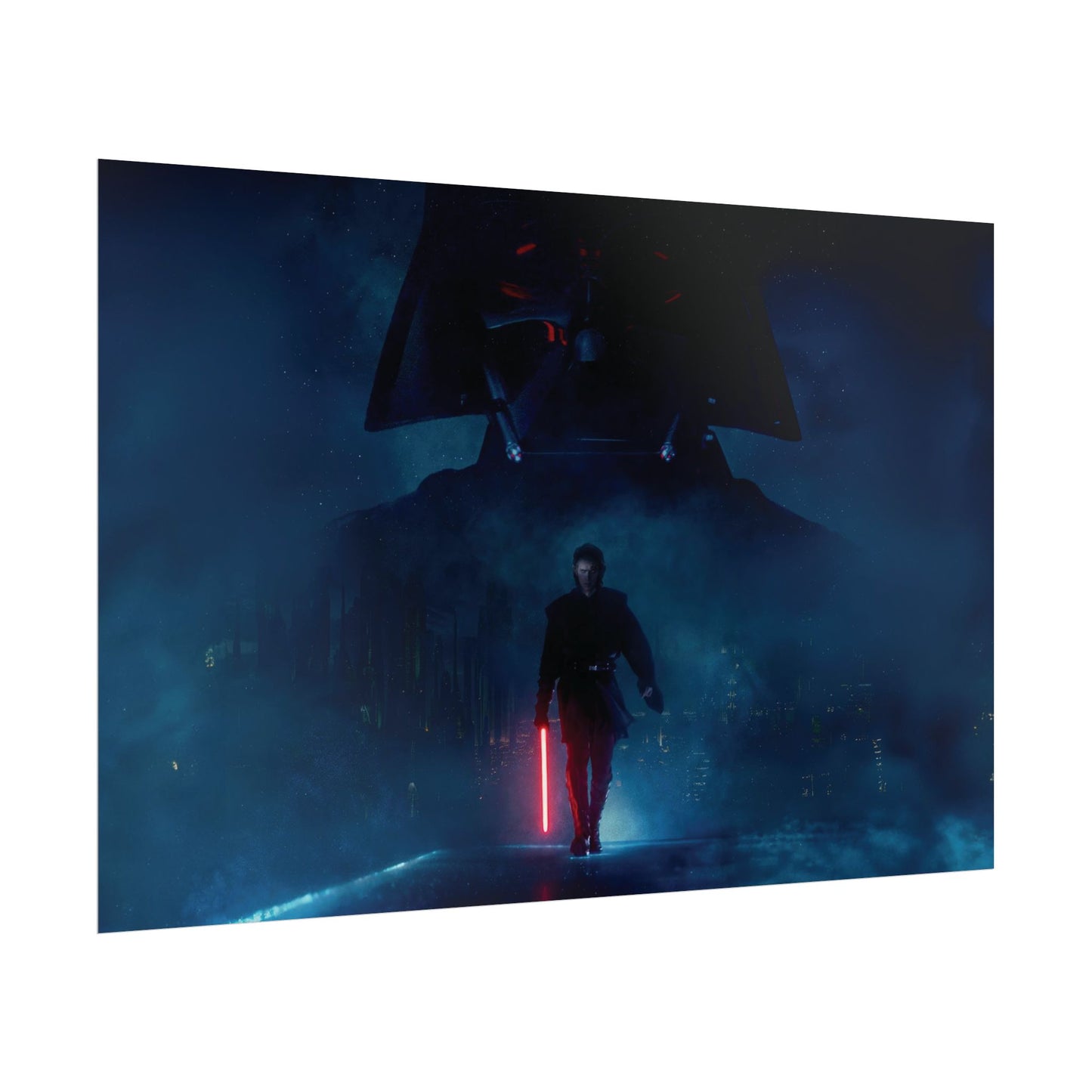 Anakin skywalker/Darth Vader cinematic Starwars (Rolled Poster)