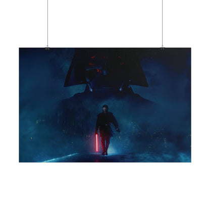 Anakin skywalker/Darth Vader cinematic Starwars (Rolled Poster)