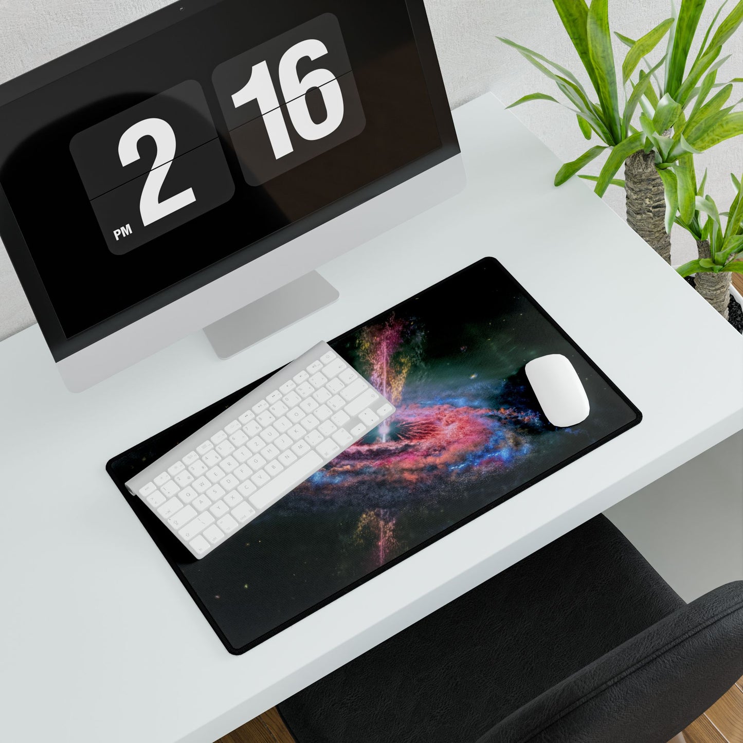 Galaxy Desk Mat – Cosmic Space Gaming & Office Mouse Pad