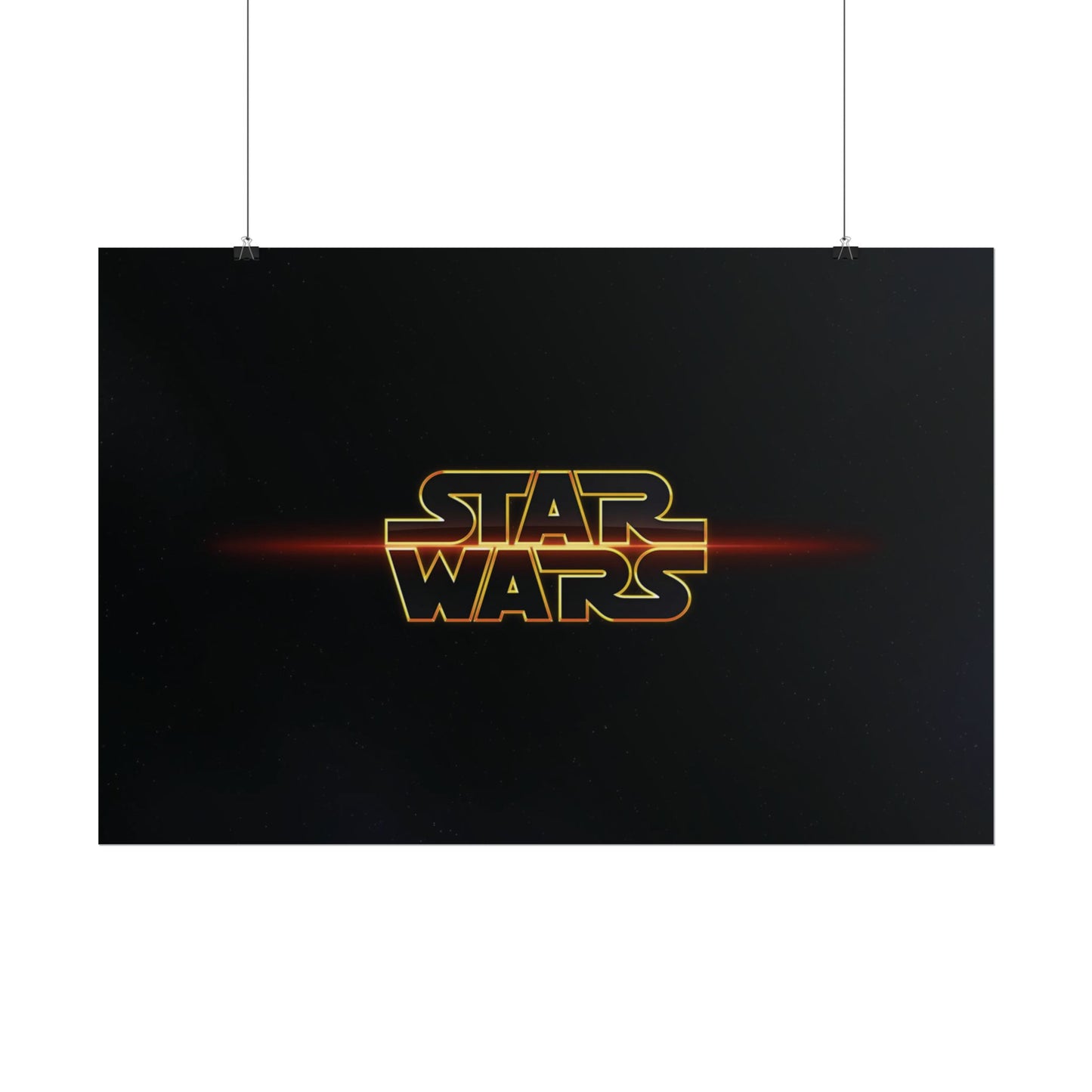 Star Wars Logo Rolled Poster — medium/large
