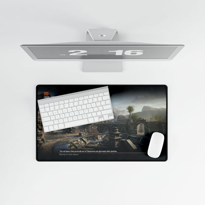 Call of Duty Gaming-Themed Desk Mat DLC map "DIG" - Stylish Office Accessory for Gamers and Professionals