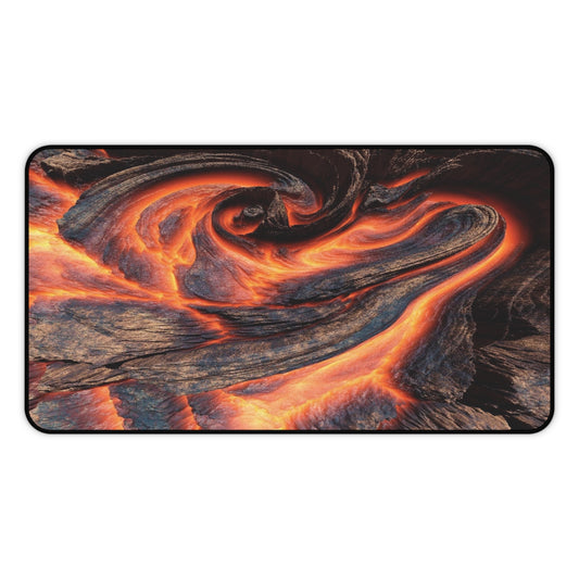 Lava Flow Desk Mat — The desk is lava Gaming Mousepad