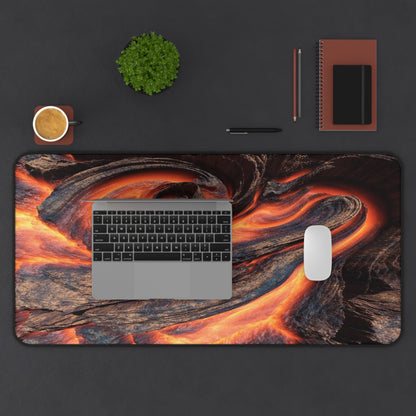 Lava Flow Desk Mat — The desk is lava Gaming Mousepad
