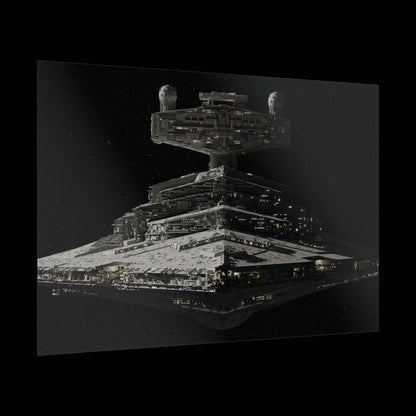 Imperial Star Destroyer Space Poster — StarWars Movie Wall Art (Rolled Poster)