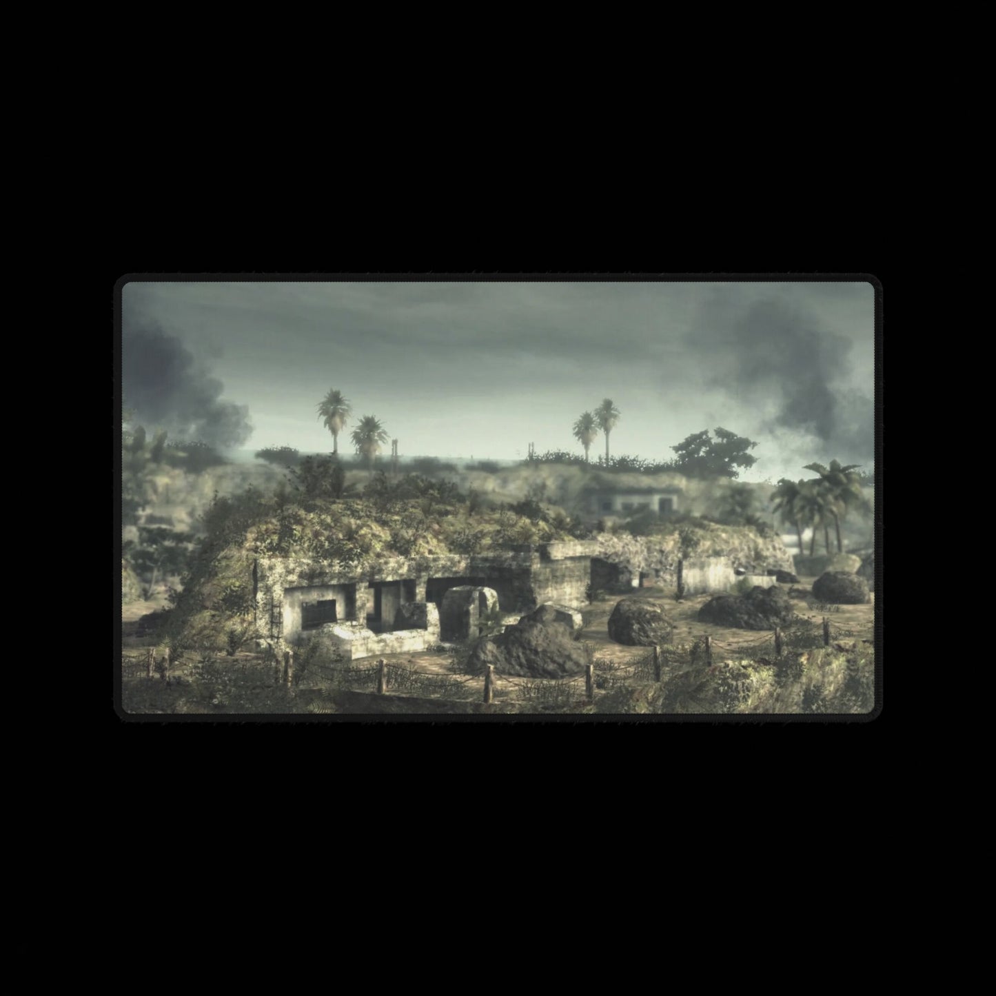 Custom Call of Duty Gaming Mouse Pad multiplayer map "CLIFFSIDE" War Themed mouse pad - perfect for gamers and office workers