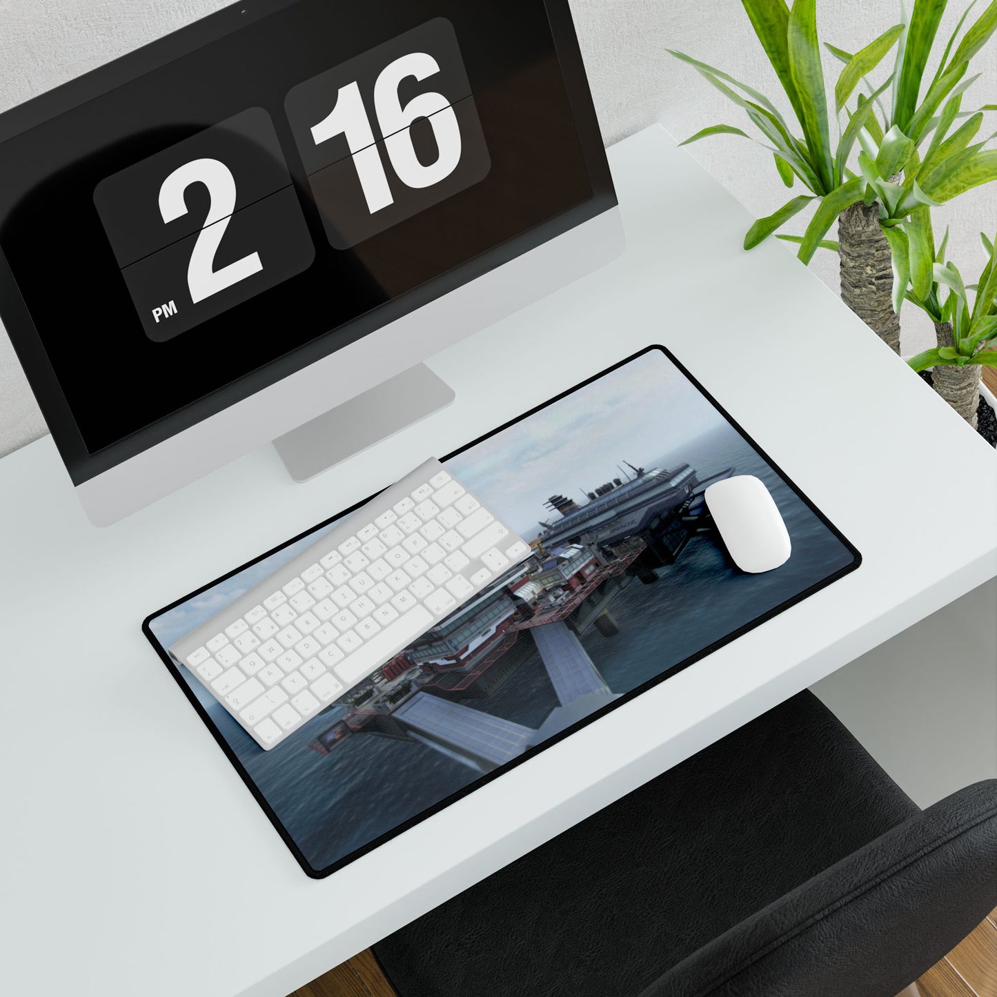 Call of Duty Themed mouse pad DLC map "TAKEOFF" Ocean- Desk Mat for Gamers & Creatives