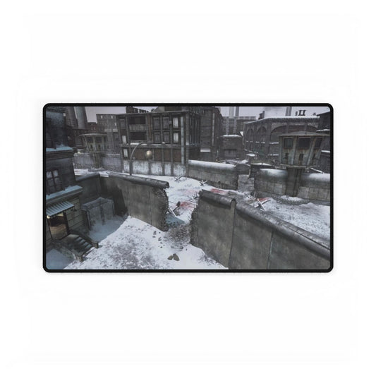 Call of Duty insired Mpuse pads DLC map "BERLIN WALL" Winter Urban Landscape Desk Mat