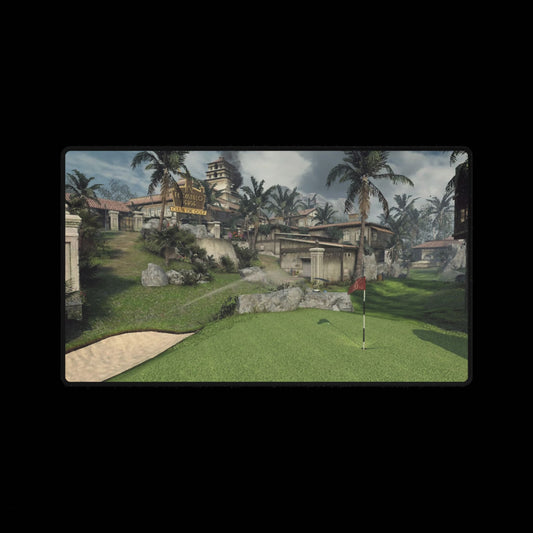 Custom Call of Duty desk mat DLC map "HAZARD" — Retro Arcade Course Gaming Mousepad