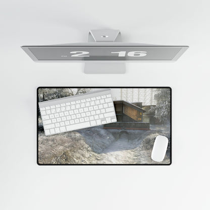 Custom made Call of Duty black ops 1 Desk Mat map "GRID" — Snowy war Scenic gaming Mouse Pad