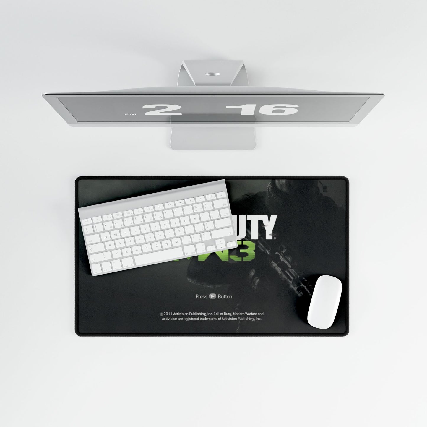 Call of Duty MW3 Gaming Desk Mat — Large Mousepad Play Surface for gamers and office workers.