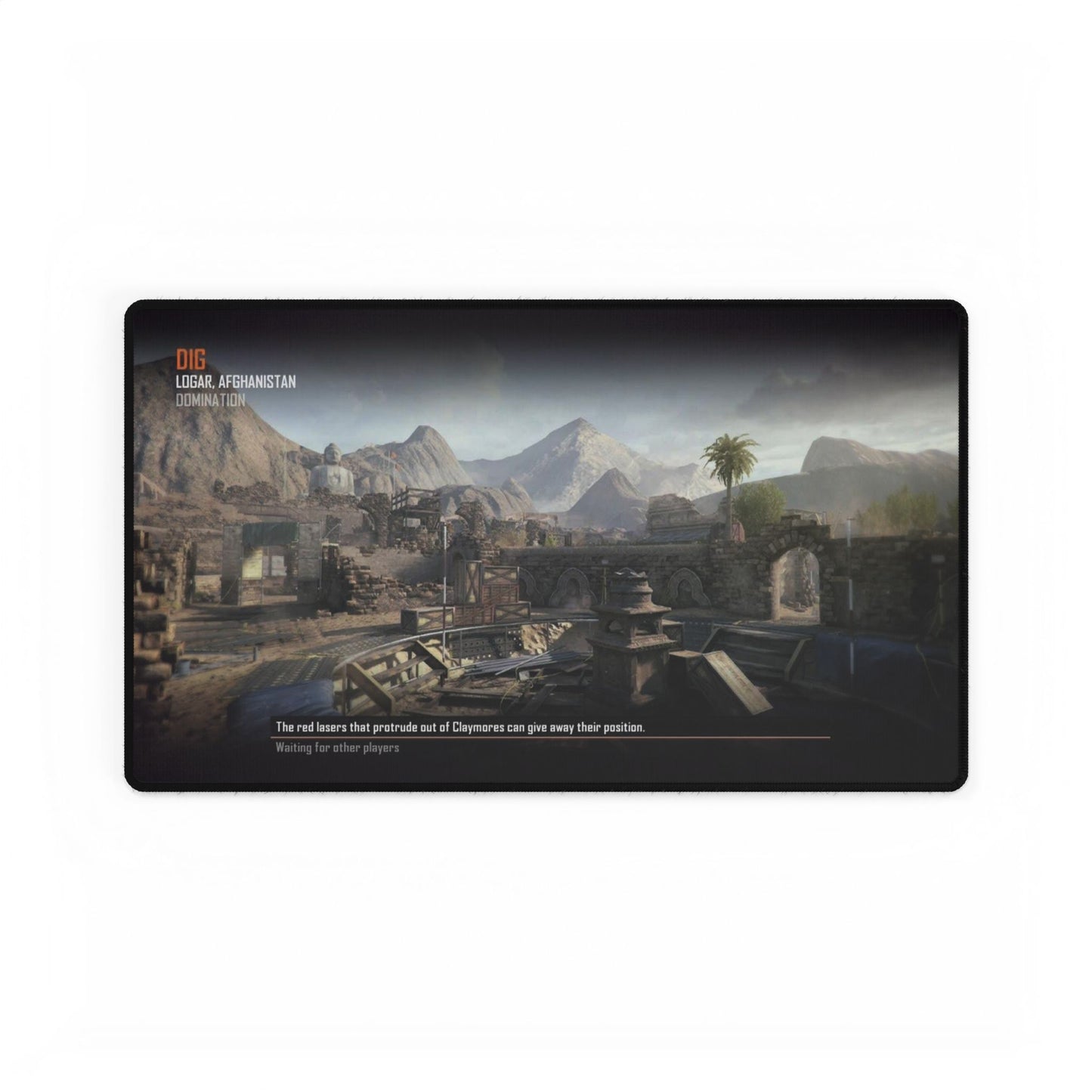 Call of Duty Gaming-Themed Desk Mat DLC map "DIG" - Stylish Office Accessory for Gamers and Professionals