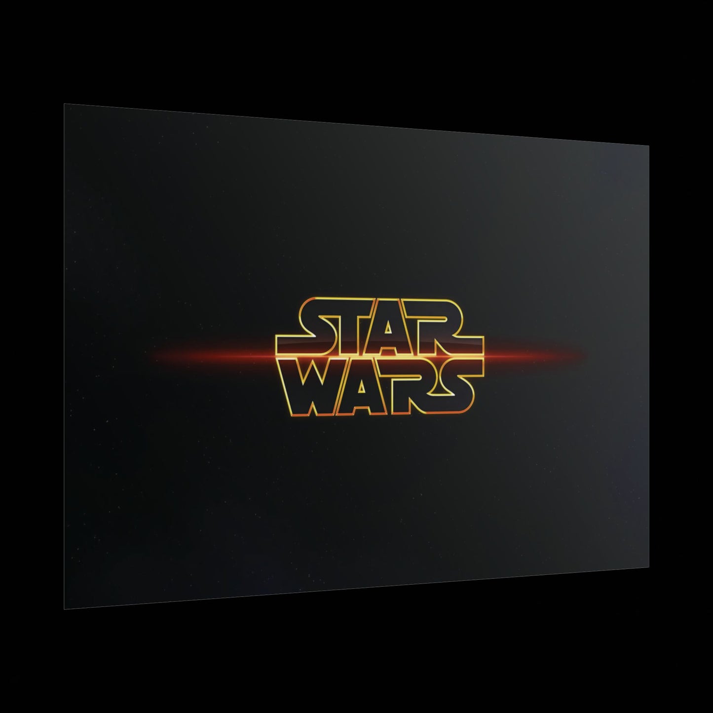 Star Wars Logo Rolled Poster — medium/large