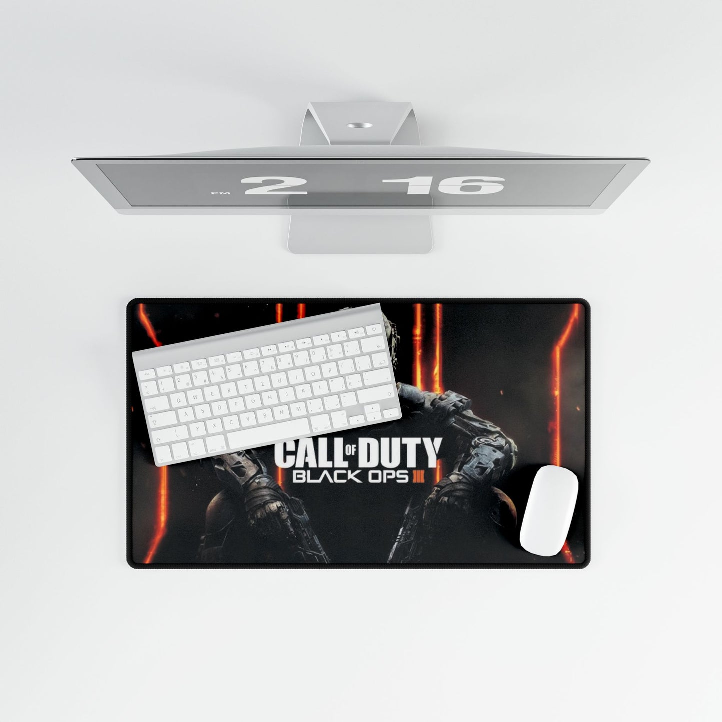 Custom Gaming Desk Mat - Call of Duty Black Ops III Design