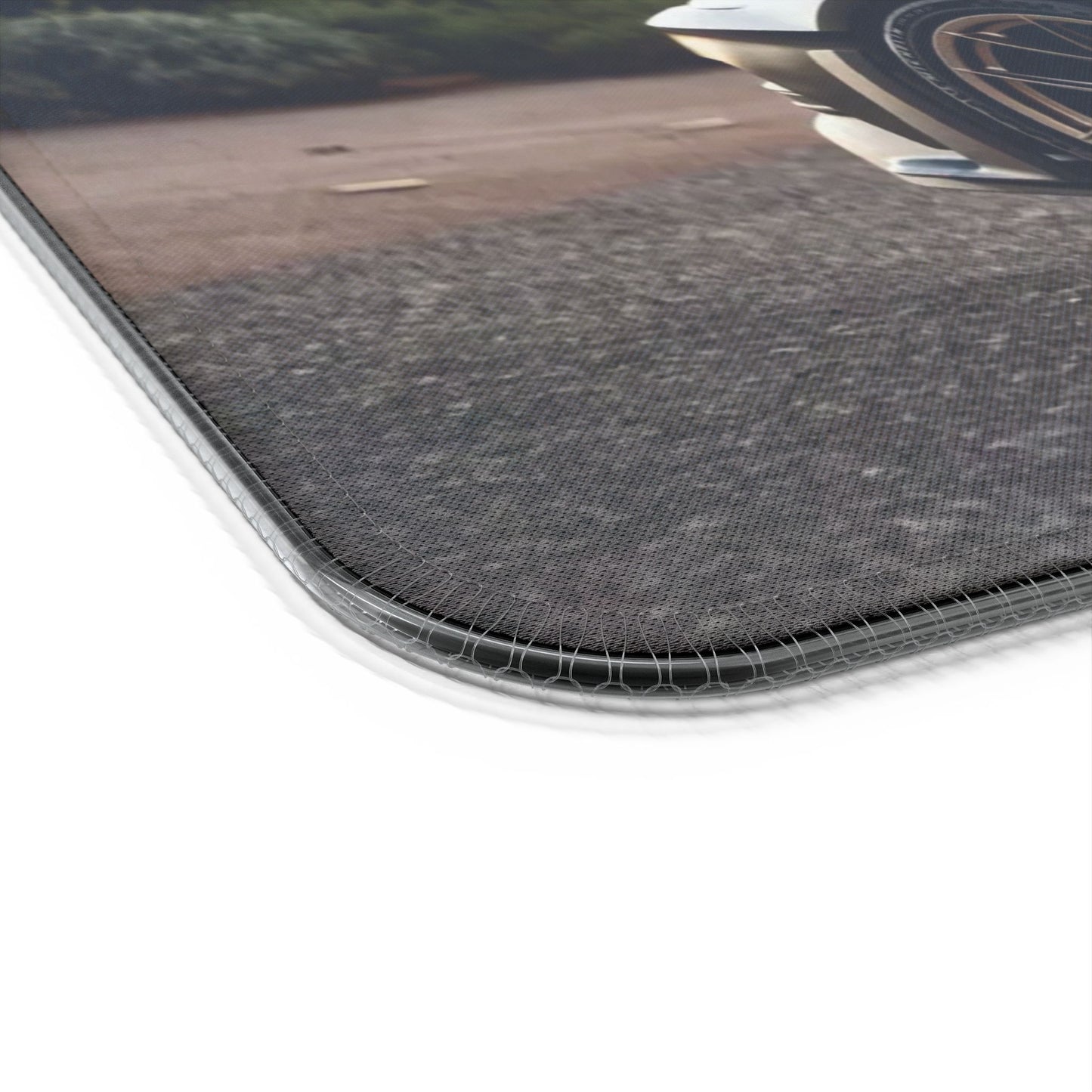 LED Wireless Charging Gaming Mouse Pad- Porsche 911 GT3 RS Themed desk mat — Sports Car Sunset Design
