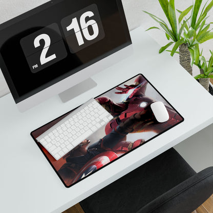 Marvel captain America vs iron man desk mat