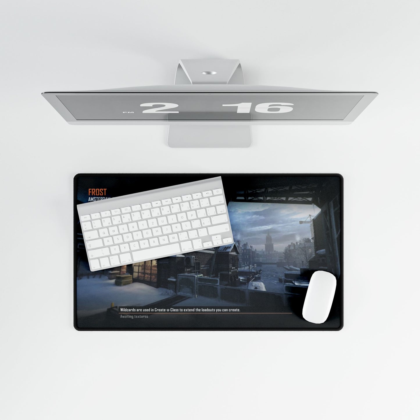 Call of Duty themed mouse pads DLC map "FROST" Desk Mat