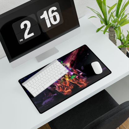 Marvel Heroes/villian Gaming Desk Mat — Epic Space Battle Mousepad