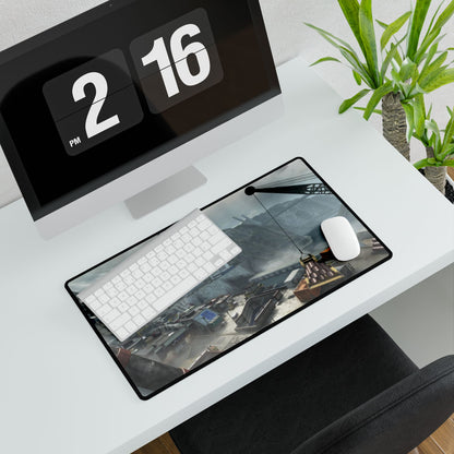 Call of Duty Themed Gaming-Themed Desk Mat DLC map "HYDRO" with Scenic Landscape