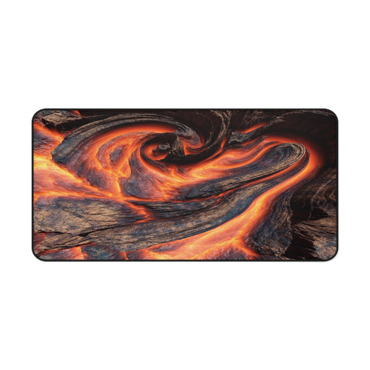 Lava Flow Desk Mat — The desk is lava Gaming Mousepad