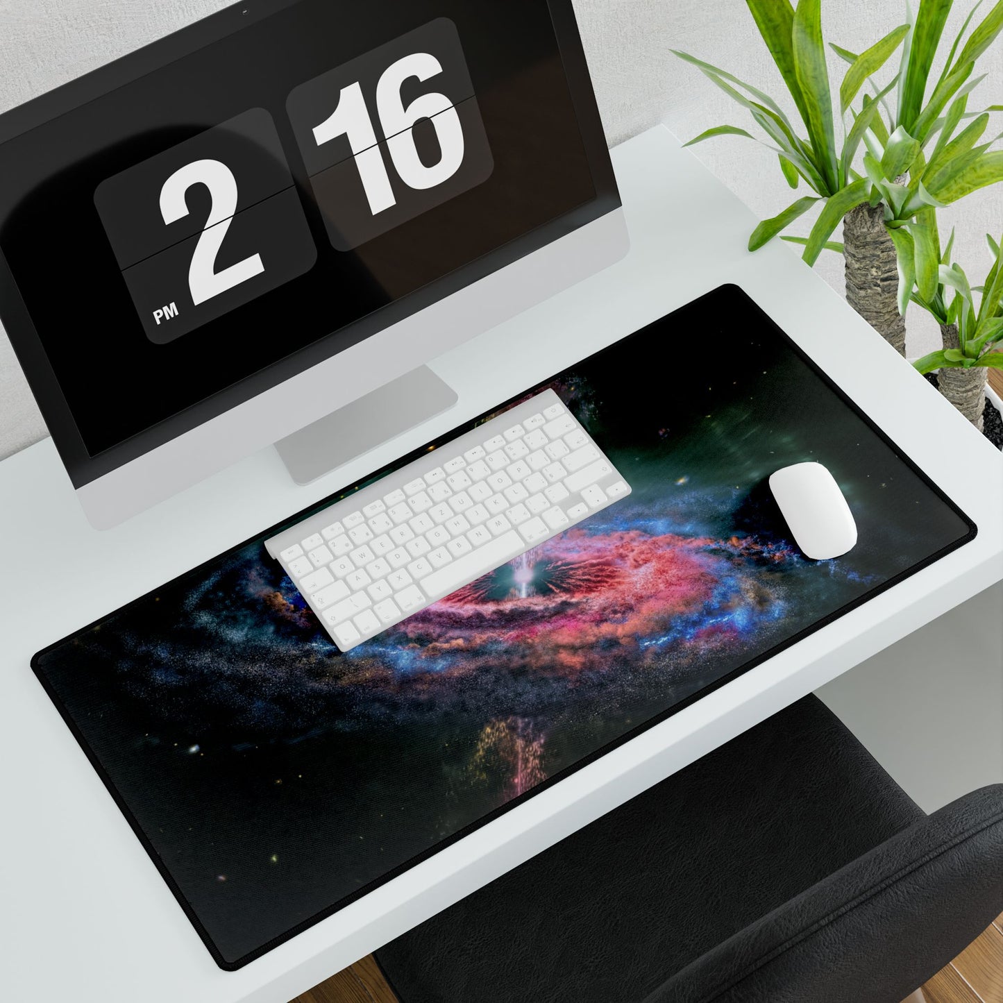 Galaxy Desk Mat – Cosmic Space Gaming & Office Mouse Pad