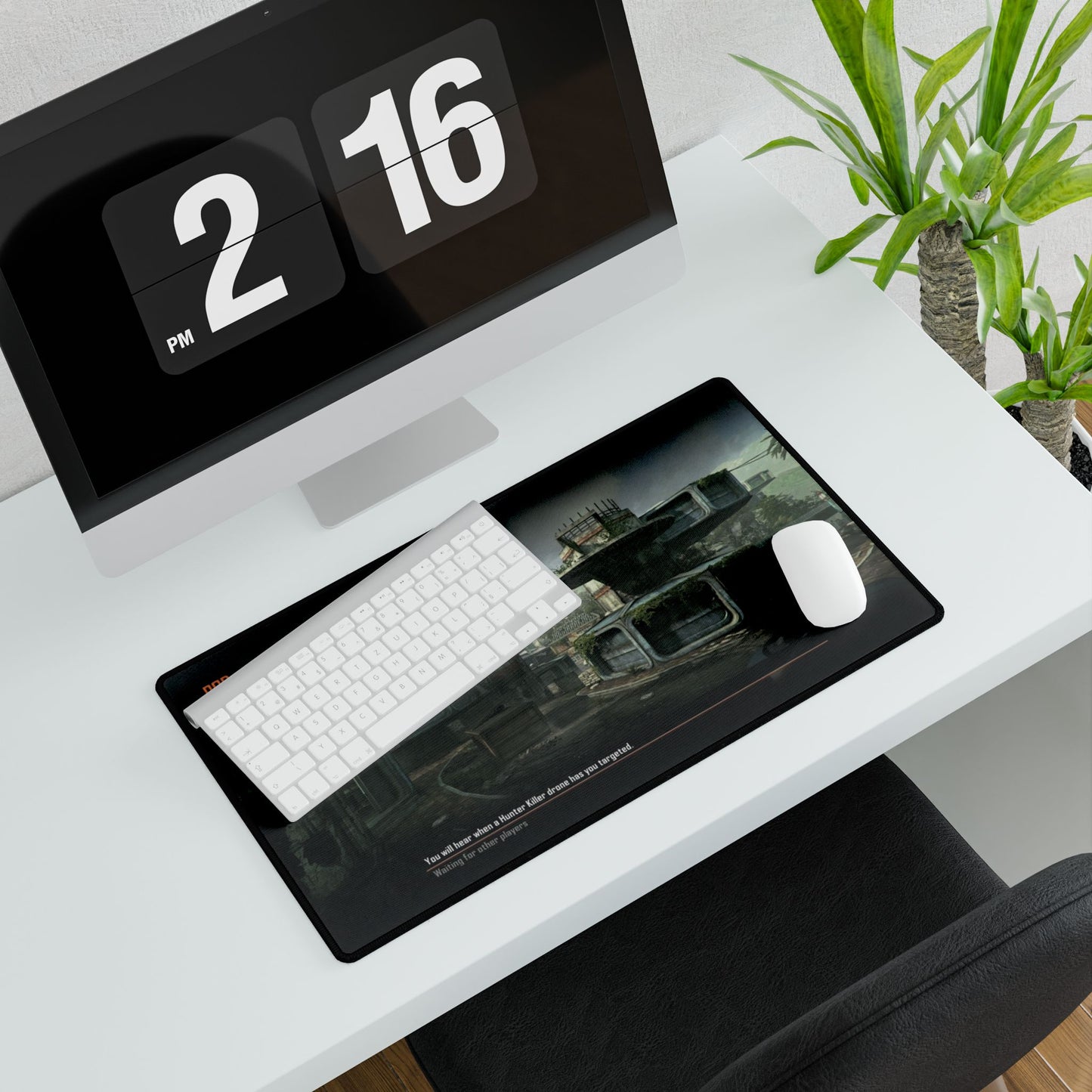 Call of Duty Gaming Desk Mat custom DLC mouse pad featuring "POD" from black ops 2 - Futuristic Landscape Design