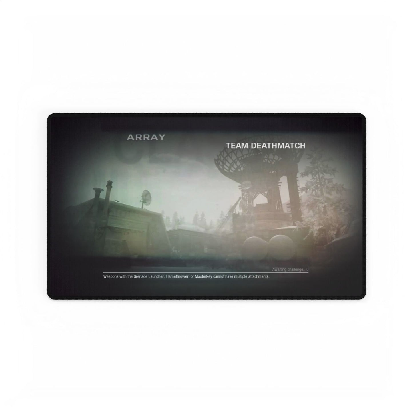 Classic Call od Duty Black ops 1 Gaming Desk Mat Map "ARRAY" - Team Deathmatch Design