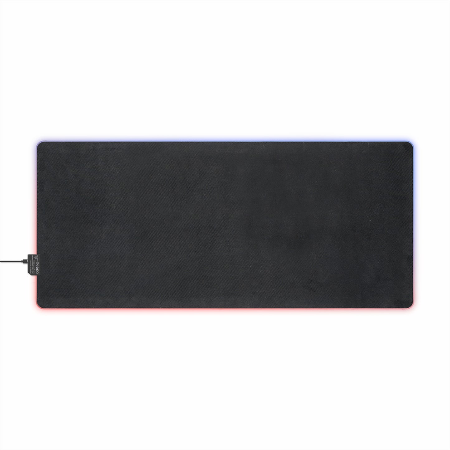 LED Gaming Mouse Pad — RGB Edge, Blue liquid Surface