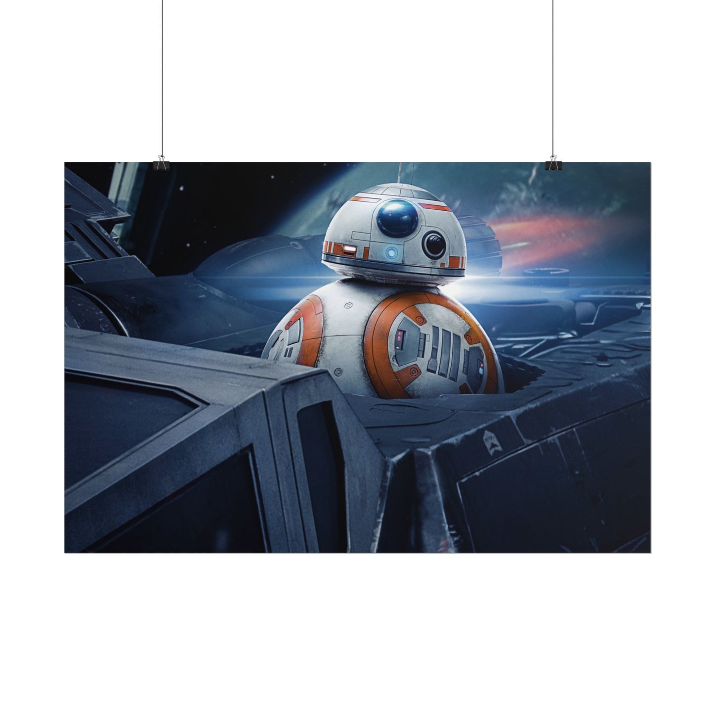 BB-8 Space Poster — StarWars themed wall poster medium/large