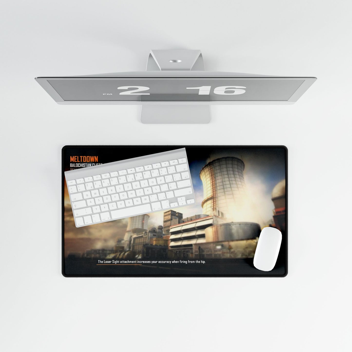 Call of Duty Themed Desk mat map -"MELTDOWN"-Gaming Desk Mat - Meltdown Scene | Perfect for Gamers & Home Office
