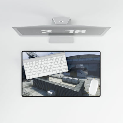 Custom Call of Duy Desk Mat DLC map "HANGER" — Urban Rooftop Gaming Mouse Pad (Large)